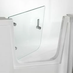 Steinkamp Easy Entry Badewanne 160 X 75 Cm Mit Glastür Rechts, Trio Ablauf Und Styrodurverkleidung