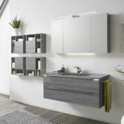 Pelipal Wandregal 1 Tür Unten Rechts, 3 Fächer 45 X 20 X 45 Cm