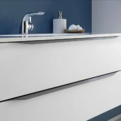 Pelipal Serie 6025 (Solitaire) Hochschrank 30 X 33 X 168 Cm, 1 Auszug, 2 Drehtüren, Griff GL, Anschlag Rechts