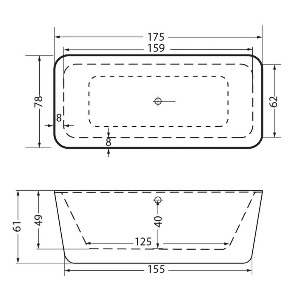 Polypex Kamea Freistehende-Badewanne 1 Polypex Kamea Freistehende-Badewanne