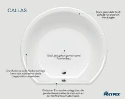 Polypex Callas Oval-Badewanne -KEUCO Verkauf hersteller polypex badewannen ovalbadewannen callas 2582749