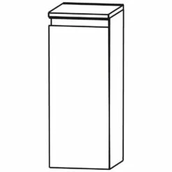 Puris Ace Highboard 40 X 30 X 65,6 Cm Mit Wäschekippe