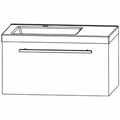 Puris For Guests Möbelkombination Mit Mineralguss-Aufsatzwaschtisch 60 Cm Ohne Hahnloch, Ablage Rechts -KEUCO Verkauf hersteller puris for guests waschtischkombinationen moebelkombination 2107330