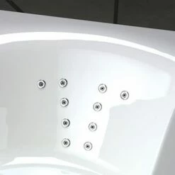 Repabad Narvik 210 Sechseckbadewanne 210 X 100 Cm Mit Rückentherapie