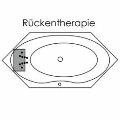 Repabad Narvik 210 Sechseckbadewanne 210 X 100 Cm Mit Rückentherapie -KEUCO Verkauf hersteller repabad whirlpools sechseckwhirlwannen narvik 210 1412024