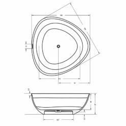 Riho Oviedo Freistehende Badewanne 160 X 160 X 160 Cm -KEUCO Verkauf hersteller riho badewannen freistehende oviedo 160 1393547