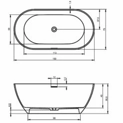 Riho Bilbao Freistehende Badewanne 150 X 75 Cm 7 Riho Bilbao Freistehende Badewanne 150 X 75 Cm -KEUCO Verkauf hersteller riho badewannen whirlpool freistehende bilbao 2956261