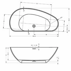 Riho Granada Freistehende Badewanne 190 X 90 Cm 7 Riho Granada Freistehende Badewanne 190 X 90 Cm -KEUCO Verkauf hersteller riho badewannen whirlpool freistehende granada 1393526
