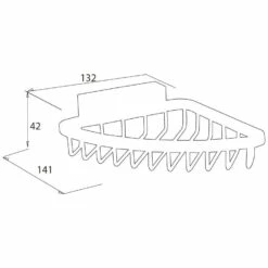 Bravat Eck-Duschkorb 13 Cm