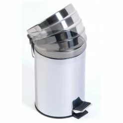 Bravat Kosmetikeimer Mit Soft-Close 3 L Rund