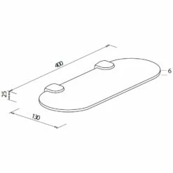 Bravat Metasoft Ablagekonsole 40 Cm