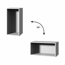 Sanipa Cubes Regalmodul Offen 35 X 70 X 32,8 Cm