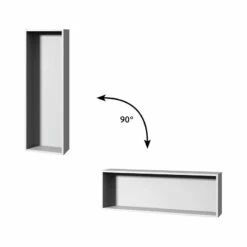 Sanipa Cubes Regalmodul Offen 35 X 105 X 18 Cm