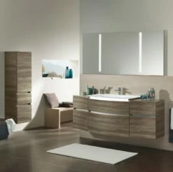 Sanipa CurveBay Mittelschrank 40 Cm, 1 Türe Mit Türanschlag Links