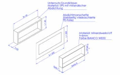 Schedel Nischeneinsatz 30 X 30 X 12 Cm Rahmenlos