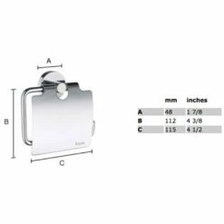 Smedbo Home Toilettenpapierhalter Mit Deckel