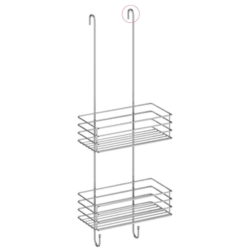 Smedbo Universal Duschkorb 25 Cm, Doppelt, Mit 2 Haken, Zum Einhängen 1 Smedbo Universal Duschkorb 25 Cm, Doppelt, Mit 2 Haken, Zum Einhängen