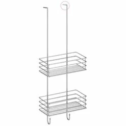 Smedbo Universal Duschkorb 25 Cm, Doppelt, Mit 2 Haken