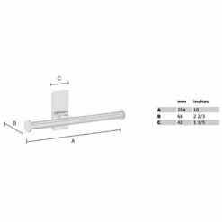 Smedbo Pool Reservepapierhalter