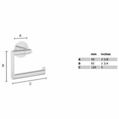 Smedbo Time Toilettenpapierhalter Ohne Deckel