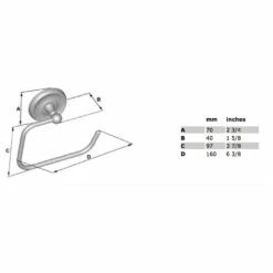 Smedbo Villa Toilettenpapierhalter Ohne Deckel