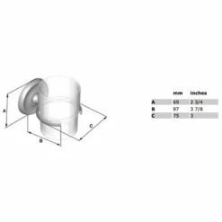 Smedbo Villa Zahnputzbecher