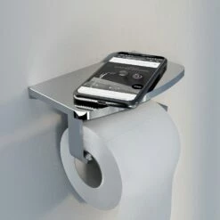 Steinberg Serie 450 Toilettenpapierhalter Mit Ablage 17 Cm