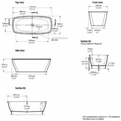 Victoria & Albert Pembroke Freistehende Badewanne -KEUCO Verkauf hersteller victoria albert freistehende badewannen pembroke 2046415