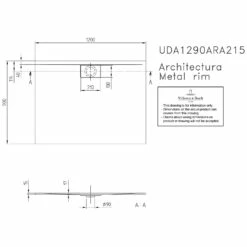 Villeroy & Boch Architectura Metalrim Duschwanne 120 X 90 X 1,5 Cm 9 Villeroy & Boch Architectura Metalrim Duschwanne 120 X 90 X 1,5 Cm -KEUCO Verkauf hersteller villeroy boch dusche rechteck architectura 2174887