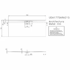 Villeroy & Boch Architectura Metalrim Duschwanne 170 X 75 X 1,5 Cm -KEUCO Verkauf hersteller villeroy boch dusche rechteck architectura 2174959