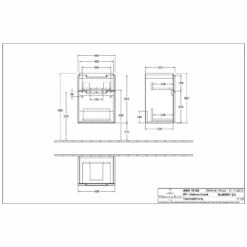 Villeroy & Boch Subway 2.0 Waschtischunterschrank XXL 44 Cm, Griffe Silberfarbig Matt, 2 Auszüge -KEUCO Verkauf hersteller villeroy boch subway 2 badmoebel 4213618