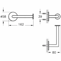 VitrA Origin Papierrollenhalter