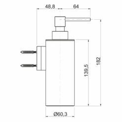 Herzbach DEEP BLACK Seifenspender