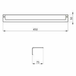 Herzbach LIVING Handtuchhalter 45 Cm