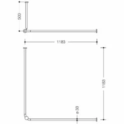 HEWI Serie 477/801 Vorhangstange Mit Deckenabhängung -KEUCO Verkauf hewi serie 477 801 vorhangstange mit 5297261