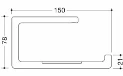 HEWI Serie 802 LifeSystem Papierhalter Für Stützklappgriff