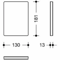 HEWI Serie 805 Abdeckung Für Montageplatte