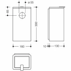 HEWI Serie 805 Hygienekombination