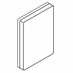 HEWI System 800K Montageplatte Mit Abdeckung