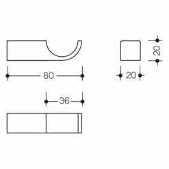 HEWI System 800 Haken 8 Cm 6 HEWI System 800 Haken 8 Cm -KEUCO Verkauf hewi system 800 haken cm 12338594
