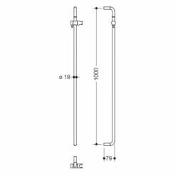 HEWI System 815 Brausehalterstange -KEUCO Verkauf hewi system 815 brausehalterstange 6442219
