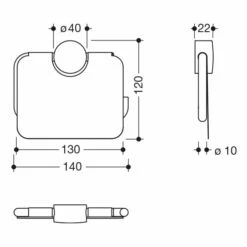 HEWI System 815 WC-Papierhalter Mit Deckel -KEUCO Verkauf hewi system 815 wc papierhalter mit 6442207