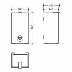 HEWI System 900 Hygienekombination