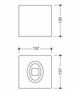 HEWI System 900 Kosmetiktuchspender, Würfel