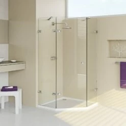 HÜPPE Purano 5-Eck Duschwanne 90 X 90 Cm