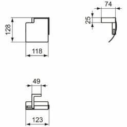 Ideal Standard Conca Papierrollenhalter Eckig -KEUCO Verkauf ideal standard bad accessoires conca papierrollenhalter 6993573