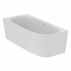 Ideal Standard Dea D-Form-Badewanne 180 X 75 Cm, Wandanbindung Links