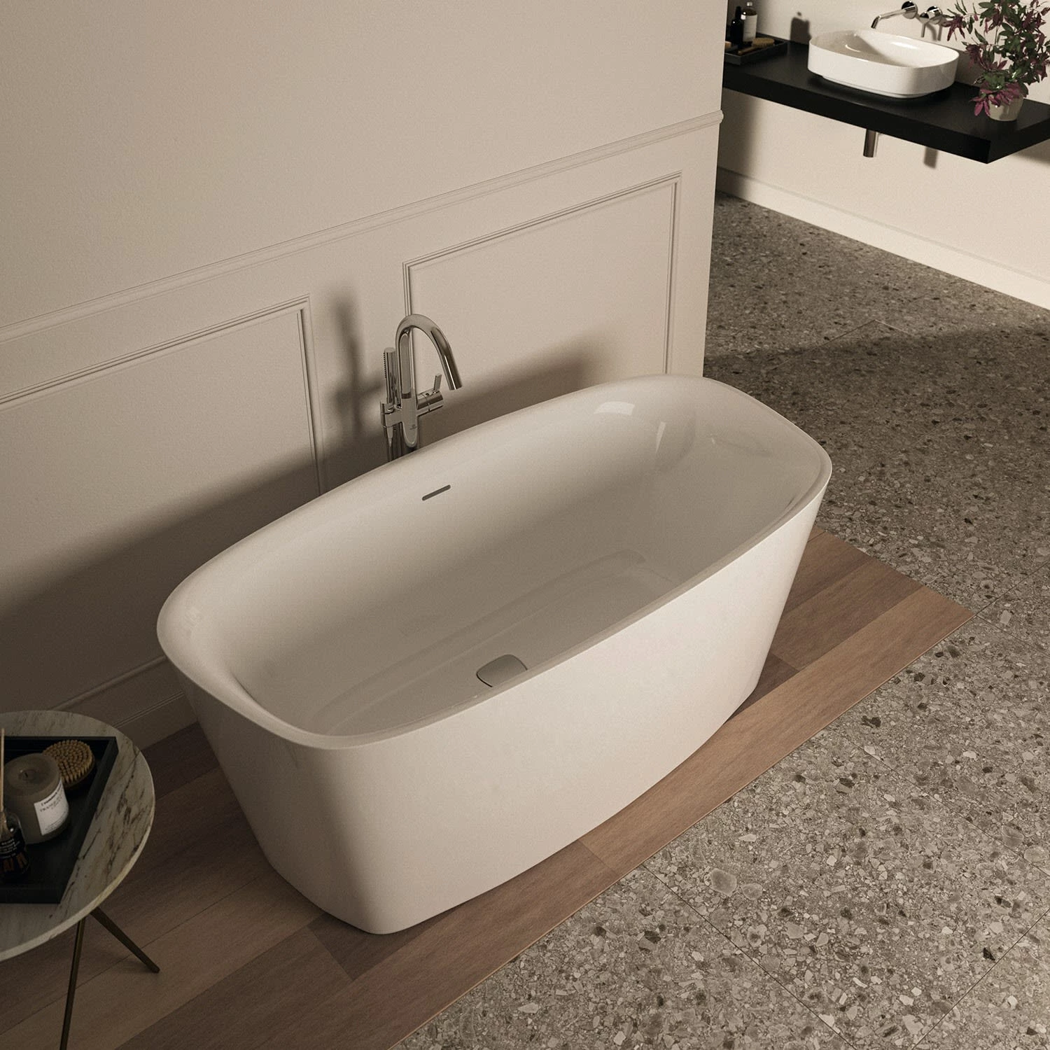 Ideal Standard Dea Freistehende Oval-Badewanne 150 X 75 Cm 6 Ideal Standard Dea Freistehende Oval-Badewanne 150 X 75 Cm – Bild 6