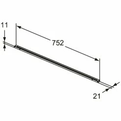 Ideal Standard Conca LED-Schubladenleuchte 76 Cm