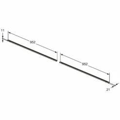 Ideal Standard Conca LED-Schubladenleuchten-Set 191 Cm